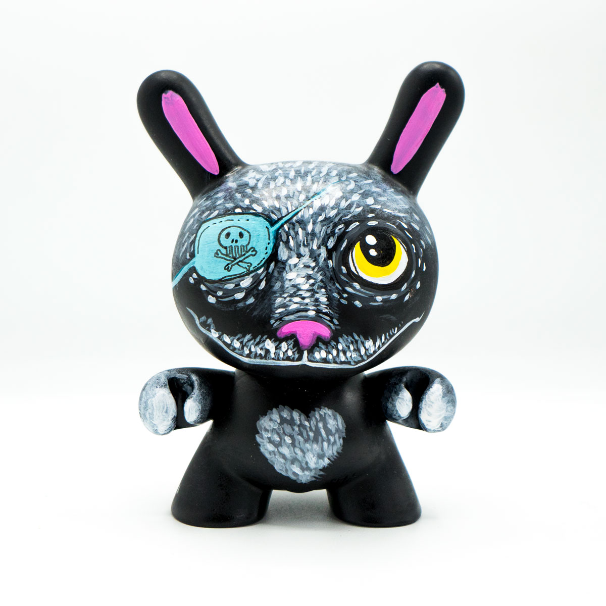 painted black dunny